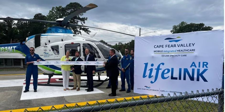Ribbon Cutting for MTC Affiliated Helicopter